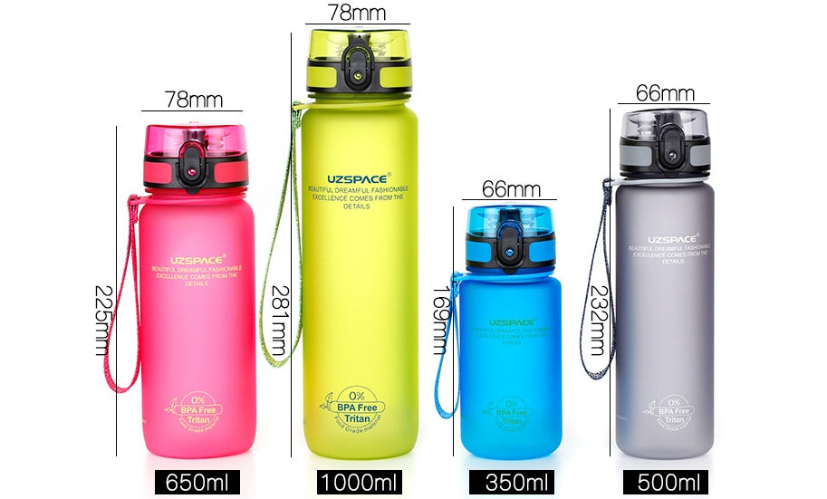 Sports Water Bottle 500ML Outdoor Travel Portable Leak-proof Beverage Appliance